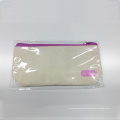 Custom Printed Cheap Eco-Friendly Gots Cotton Bags/Flat Pouch with Zipper